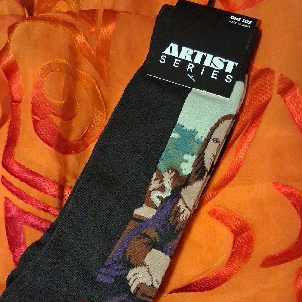 Mona Lisa Black Socks